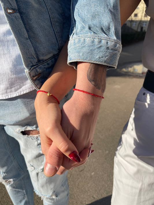 Red Matching Bracelets