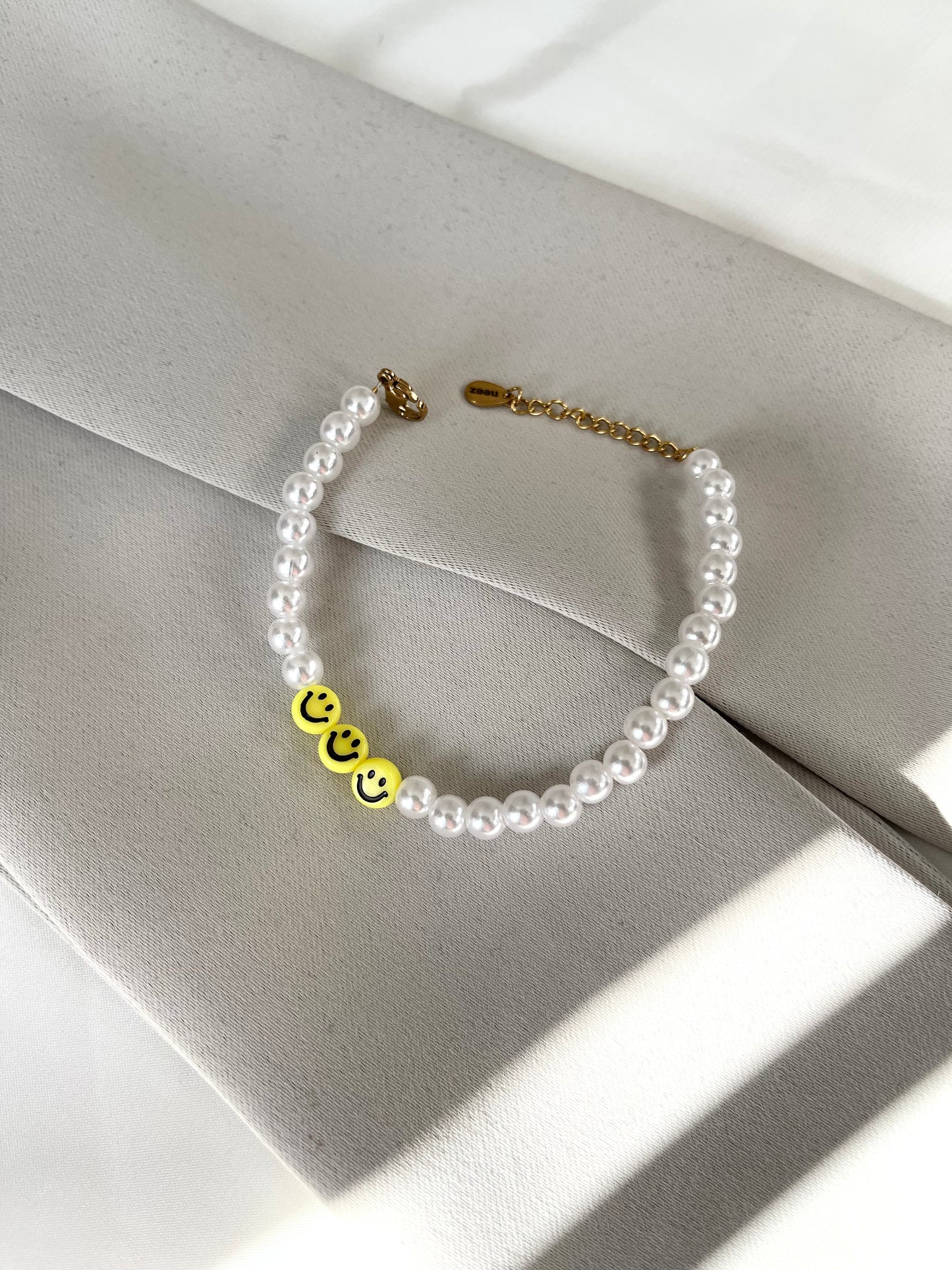 Triple Smile Pearl Bracelet