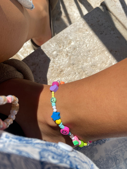 Smiley Anklet