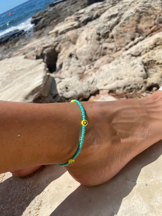 Blu Anklet